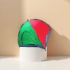 Red and green outdoor camping tent waterproof portable camping equipment Application Scenario